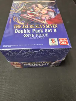 One Piece TCG OP-14 The Azure Sea's Seven Double Pack Set 9 Display English - Image 1