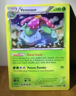 Venusaur 3/108 Dark Explorers Holo Rare Stage 2 HP140 Pokemon TCG Card English - Image 2