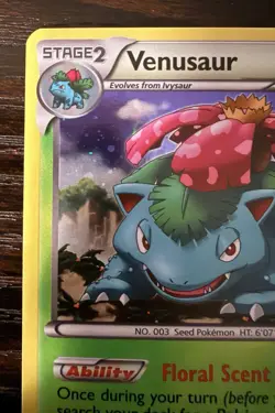 Venusaur 3/108 Dark Explorers Holo Rare Stage 2 HP140 Pokemon TCG Card English - Image 3