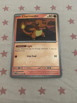 Charmander 011/094 Phantasmal Flames Reverse Holo Pokemon TCG Card - Image 1