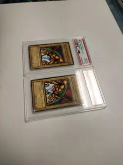 2008 YUGIOH RIGHT & LEFT ARM OF THE FORBIDDEN ONE PSA GEM MINT 10 & PSA 8 NM-MT - Image 5