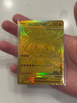 Mega Zygarde EX Gold Secret Rare Full Art Holo Pokemon Card 124/088 💎 - Image 1