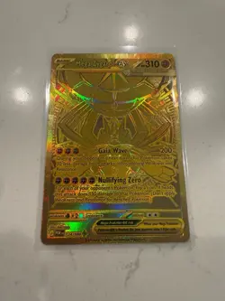 Mega Zygarde EX Gold Secret Rare Full Art Holo Pokemon Card 124/088 💎 - Image 2