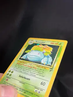 Pokemon Venusaur Base Set 2 Holo Rare 18/130 Unlimited Vintage Card TCG - Image 2