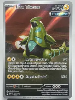 Pokemon TCG Iron Thorns 098 Sv: Scarlet & Violet Black Star Promo Holo Card - Image 1