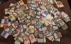 Mtg Magic The Gathering Lot Of 1.5 Lbs Cards Shown From Different Eras - Image 1