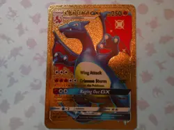Pokemon Fan Art Gold Foil Card Lot - Charizard and Pikachu - Image 3