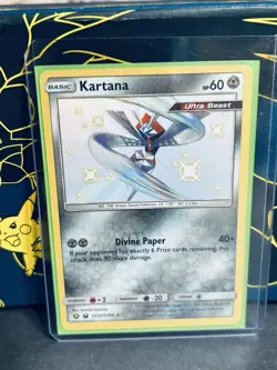Kartana SV33/SV94 Hidden Fates: Shiny Vault Holo Rare Pokemon Card NM - Image 1