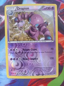 Drapion 54/122 XY Breakpoint Ultra Rare Reverse Holo Pokemon Card - Image 1