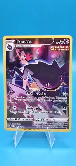 Banette - TG07/TG30 - Pokemon Lost Origins Trainer Gallery Holo Rare Card NM - Image 1