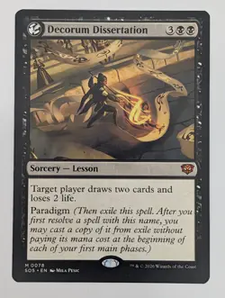 (Normal) Decorum Dissertation (78) Secrets of Strixhaven Mtg NM - Image 1