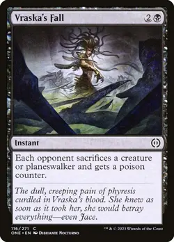 Vraska's Fall Foil Phyrexia: All Will Be One 116 NM MTG - Image 1