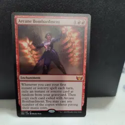 ARCANE BOMBARDMENT Streets Of New Capenna SNC Magic MTG Mythic - Image 1