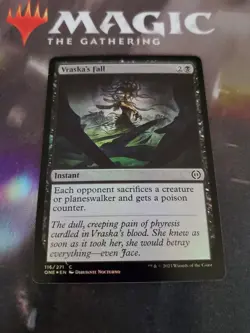 Mtg. Vraska's Fall. Foil. Phyrexia: All Will Be One. Pack Fresh - Image 1
