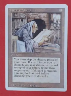MTG Singles - Library of Leng - Revised -K198 - Image 1