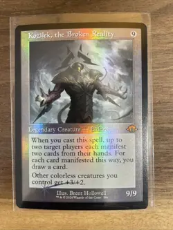 MTG Magic The Gathering Modern Horizons 3 Retro Foil Kozilek the Broken Reality - Image 1