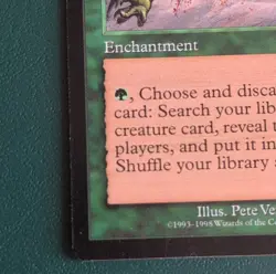 Wizards of the Coast Survival of the Fittest MTG Exodus Green Rare 1998 Venters - Image 4