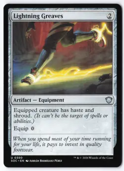 Lightning Greaves 350 Commander: Secrets of Strixhaven - Image 1
