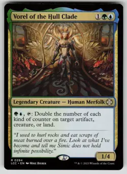 Vorel of the Hull Clade Rare Commander: The Lost Caverns of Ixalan 294 MTG NM - Image 1