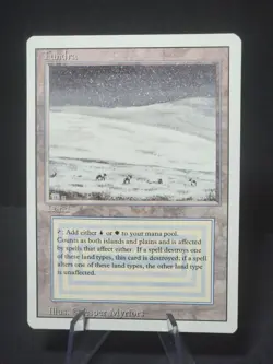 TUNDRA Dual Land Revised Edition Magic the Gathering Unplayed Near Mint-Mint - Image 1