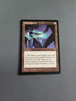 Cursed Scroll - Tempest MTG Magic The Gathering - NM Unplayed - Image 5