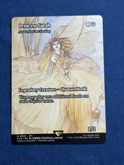 Azusa Lost but Seeking (Princess Sarah)(Borderless) * Final Fantasy MTG - Image 5
