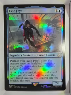 Evie Frye (FOIL) - R19 - MTG - Universes Beyond: Assassin's Creed (ACR) - Image 1