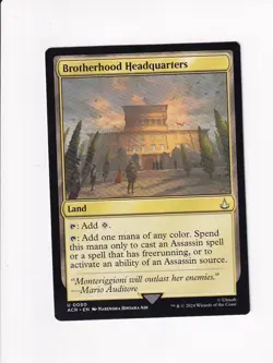 MAGIC THE GATHERING MTG ASSASSIN'S CREED BROTHERHOOD HEADQUARTERS (#2) - Image 1