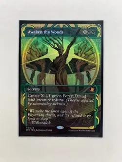 Awaken the Woods (M) Foil #49 Secrets of Strixhaven: Mystical Archive MTG NM - Image 1