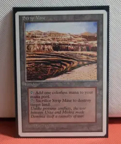 Strip Mine 4th Edition MTG LP - Image 1