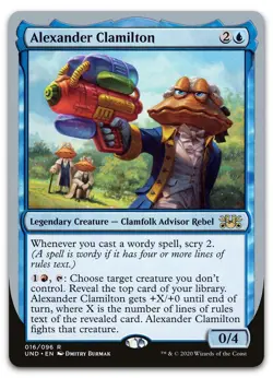 Alexander Clamilton #16 (NM) Unsanctioned UND Magic MTG - Image 1
