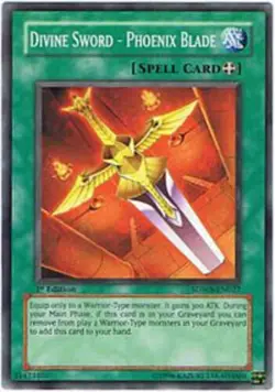 YUGIOH 3x Divine Sword - Phoenix Blade SDWS-EN027 1st edition 1x MP 2x LP - Image 1