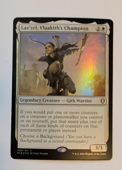 {1x} Lae'zel, Vlaakith's Champion *FOIL* NM MTG Commander Legends Baldurs Gate - Image 1