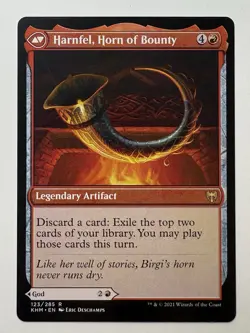 MTG Magic the Gathering Birgi, God of Storytelling (123/526) Kaldheim LP - Image 2