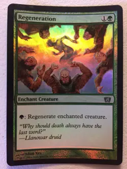 MTG 1x FOIL Regeneration Core Set Eighth Edition Pauper Magic Gathering x1 MP - Image 1