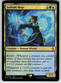 Fathom Mage Rare Commander: FINAL FANTASY 325 MTG Near Mint 2025 - Image 1