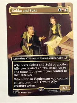 Sokka and Suki (Borderless) Avatar: The Last Airbender: Eternal-Legal Regular - Image 1