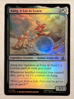 Aang, ALot to Learn Avatar: The Last Airbender: Eternal-Legal Foil - Image 1