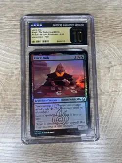 Cgc 10 Pristine Uncle Iroh Magic The Gathering Avatar The Last Airbender - Image 1