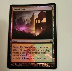 1x Gruul Turf FOIL Guildpact MTG Magic The Gathering NEVER PLAYED LOOK near mint - Image 1