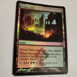 1x Gruul Turf FOIL Guildpact MTG Magic The Gathering NEVER PLAYED LOOK near mint - Image 2