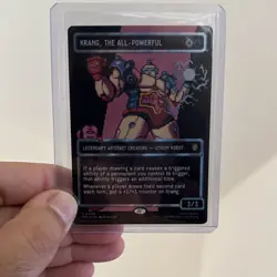 Teenage Mutant Ninja Turtles Krang Legendary Artifact Creature Alt Art MTG R0086 - Image 2