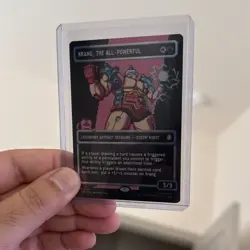 Teenage Mutant Ninja Turtles Krang Legendary Artifact Creature Alt Art MTG R0086 - Image 4