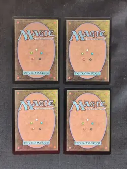 MTG 4x Wood Elves Playset Exodus Magic the Gathering Unplayed See Pics - Image 2