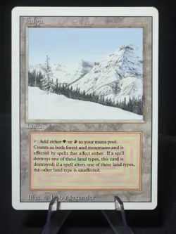 MTG Taiga Revised Edition Unplayed MINT/NM Condition -- Magic the Gathering - Image 1
