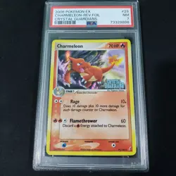 2006 Pokemon: CHARMELEON 29/100 - [Reverse Holo] - [EX Crystal Guardians] PSA 7 - Image 1