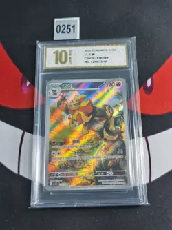 S-Chinese Pyroar AR CSV2C 130/128 Pokemon Chinese -Pyxis gold 10 - Image 1