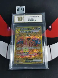 Pokemon TCG S-Chinese CSV5C 162/129 UR Charizard Ex-Pyxis gold 10 - Image 1