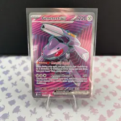 Genesect Ex 161/086 Black Bolt English Pokemon Card New Mint TCG Full Art - Image 1