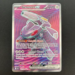 Genesect Ex 161/086 Black Bolt English Pokemon Card New Mint TCG Full Art - Image 2